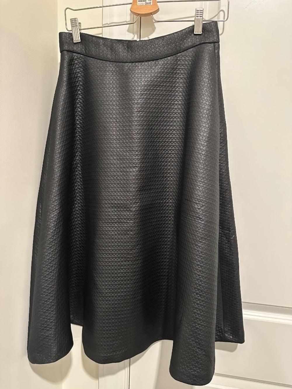 BANANA REPUBLIC Black Jacquard Midi Skirt 6
